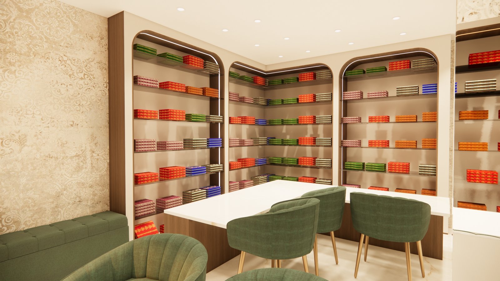 Mrs. Srilatha Sarees interior design project